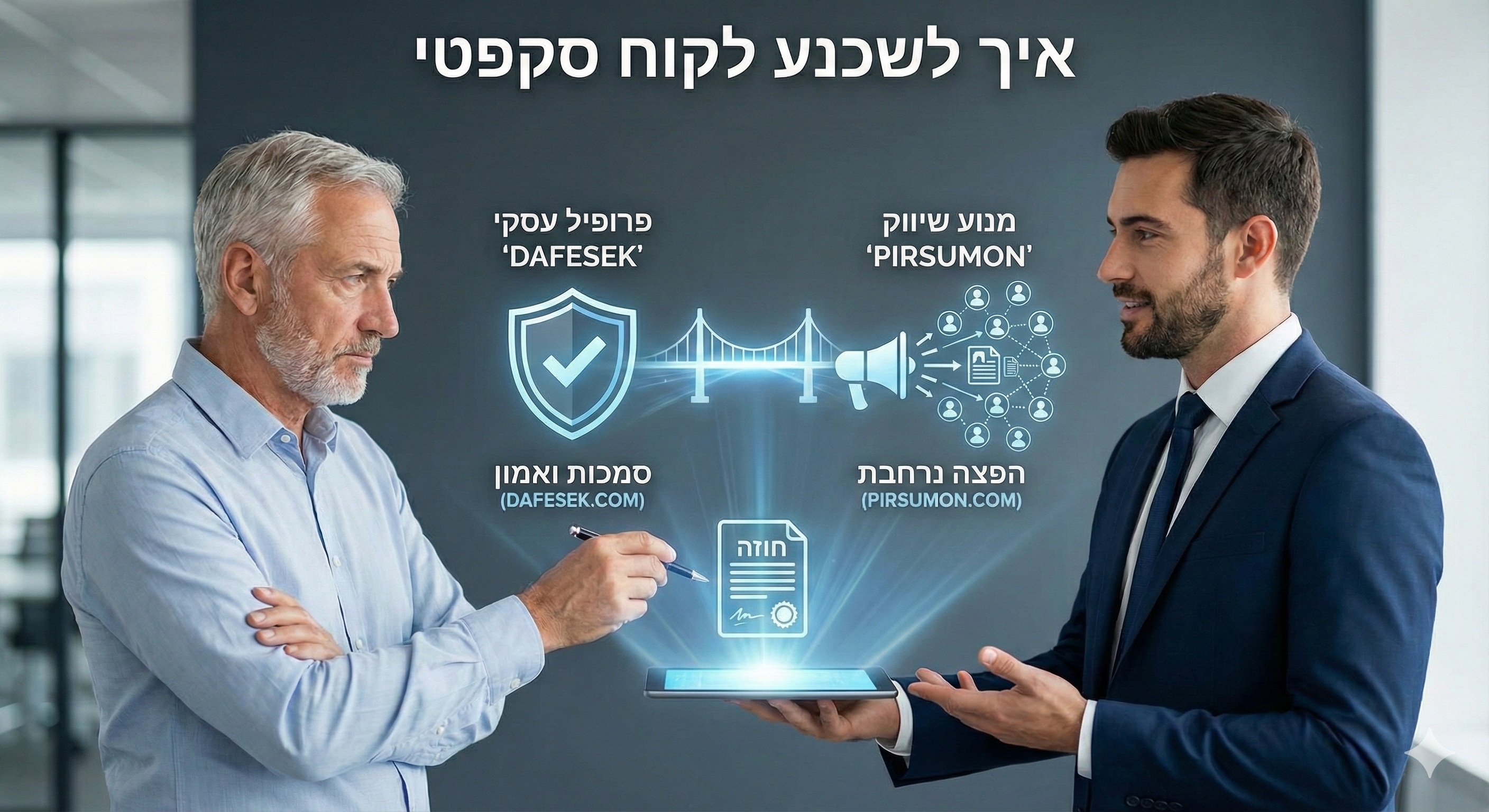 "למה אני צריך אותך? אני אפרסם לבד": איך לשכנע את הלקוח הסקפטי לתת לך בלעדיות (רמז: זה לא בדיבורים)